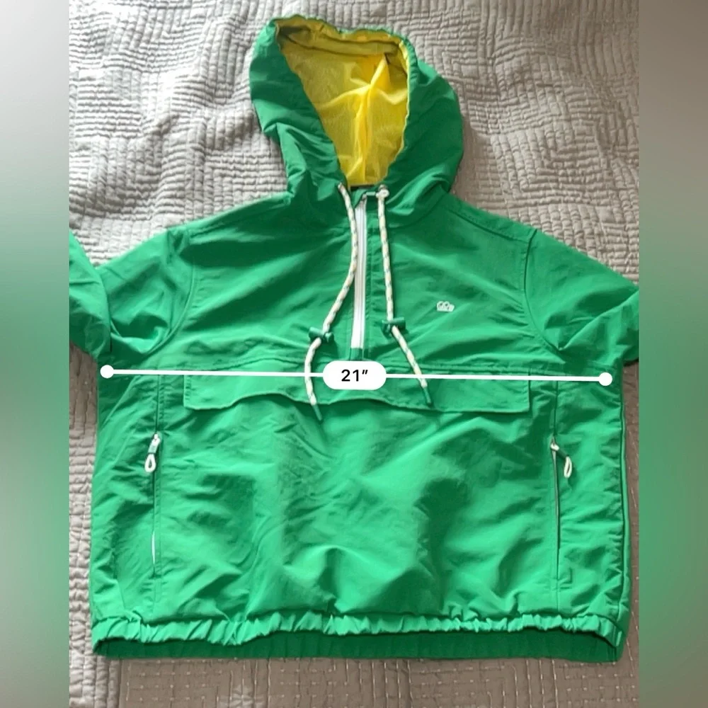 Good Good Golf Women's The Bay Windbreaker Jacket  Kelly Green Size L - Picture 15 of 16